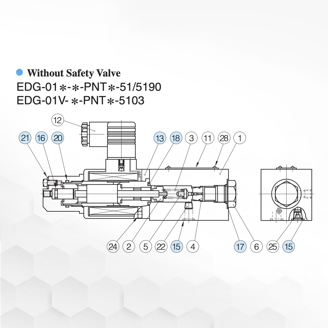 EDG-01-B-PNT15-51 | Relief Valve EDG-01-B-PNT15-51 | Relief Valve